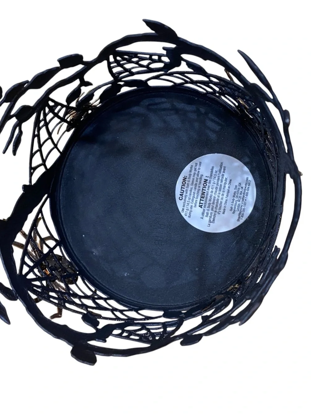 Bath & Body Works Spider Branches 3 Wick Candle Holder